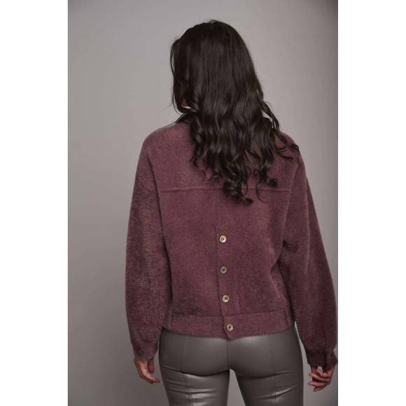 NEW RINO & PELLE bubbly jacket in prune - Picture 2 of 3